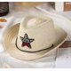 thumbnail image 1 of Sombrero de vaquero para niños, ideal para acampar al aire libre y picnics, transpirable, de verano, para niños y niñas., 1 of 7