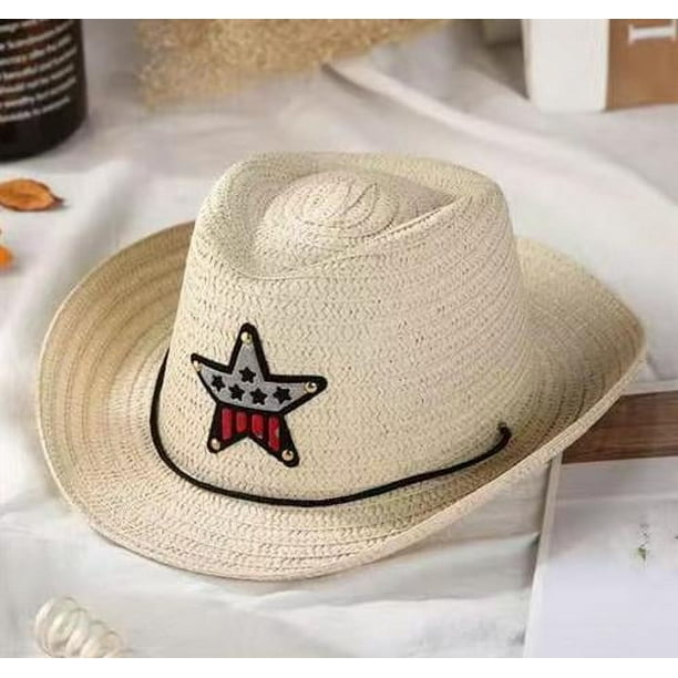 Sombrero de vaquero para niños, ideal para acampar al aire libre y picnics, transpirable, de verano, para niños y niñas.