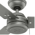 thumbnail image 2 of Ventilador De Techo Hunter Cassius Plateado para Exterior 52 Pulgadas De techo, 2 of 3