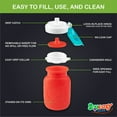 thumbnail image 3 of Squeasy Gear Snacker Baby Infant Toddler Spill Proof Silicone Reusable Food Pouch, 3 of 5