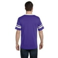 thumbnail image 2 of Augusta 360A Adult Sleeve Stripe Jersey - Purple & White- Medium, 2 of 4