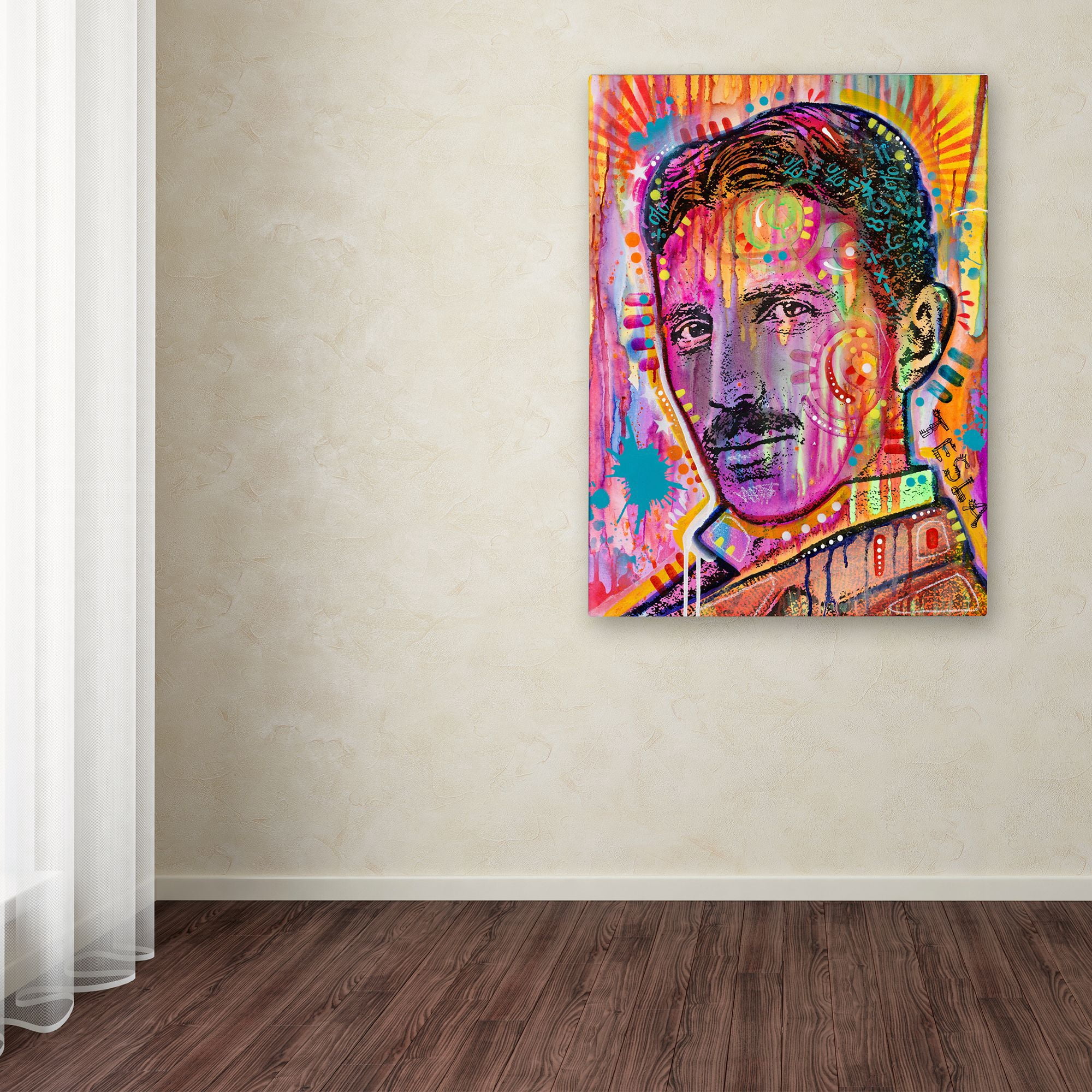 Trademark Fine Art 'Tesla' Canvas Art by Dean Russo