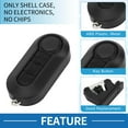 thumbnail image 4 of Unique Bargains 3 Buttons Keyless Entry Remote Fob Key Shell Case for Fiat Ducato Doblo 500, 4 of 7