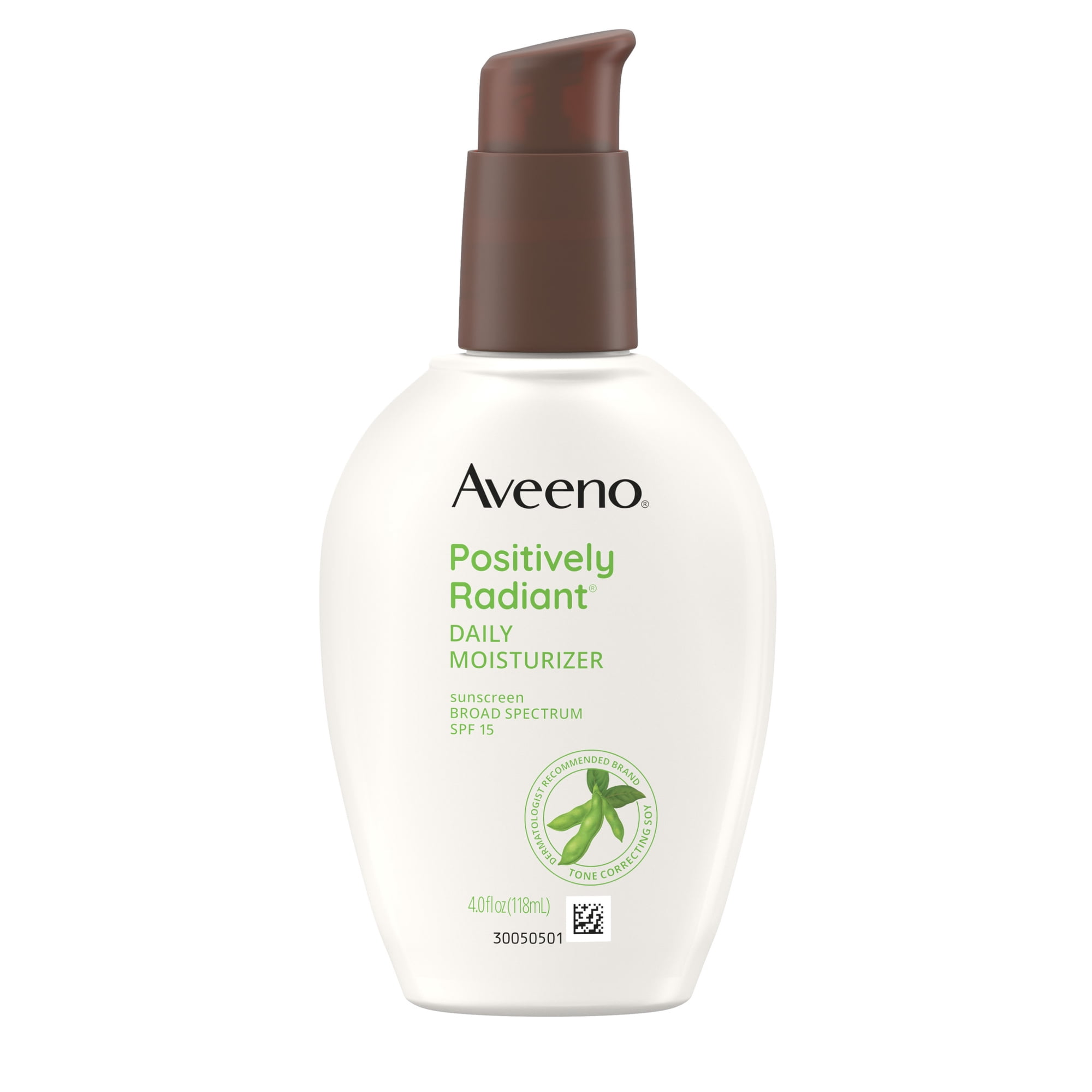 Aveeno Positively Radiant Daily Face Moisturizer with SPF 15, 4 Fl oz