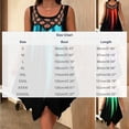 thumbnail image 3 of QUNYINEY Midi Sundresses for Women Beach Sleeveless Summer Graphic Casual Tank Dress Beach Cutout Crew Neck Drop Shoulder Loose Fit Dresses, 3 of 6