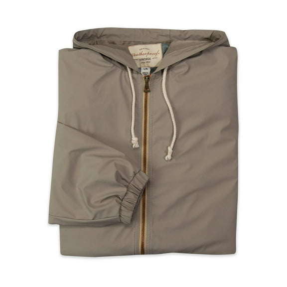 Weatherproof - Vintage Hooded Rain Jacket - 193910 - Khaki - Size: 2XL