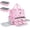 Pink, variant on Nail Polish Organizer Case - Large Double Layer Organizers and Storage Bag for Nail Supplies and Art Tech