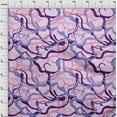 thumbnail image 4 of oneOone Cotton Jersey Violet Fabric Abstracts Fabric For Sewing Printed Craft Fabric By The Yard 58 Inch Wide, 4 of 5