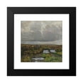 thumbnail image 2 of Kitty Kielland 12x12 Black Modern Framed Museum Art Print Titled - Peat Bog on Jaren (1900), 2 of 5