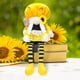 thumbnail image 3 of Decoración del hogar, decoración de habitaciones, decoración de paredes, festival, muñeca sin rostro, muñeca de girasol sentada de piernas largas, lindo duende enano, adorno decorativo., 3 of 3