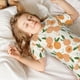 thumbnail image 4 of Balery Peaches Conjunto de Pijama Infantil de Manga Corta con Estampado – Ropa de Dormir de Algodón Suave-Small, 4 of 5