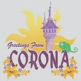 thumbnail image 2 of Men's Tangled Greetings from Corona  Graphic T-Shirt, 2 of 4
