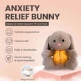 thumbnail image 5 of Relief bunny, breathing stuffed animals, anxiety relief plush toys with rhythmic breathing movements and music, cute baby sleep music, 5 of 5