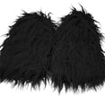 thumbnail image 2 of KelaJuan Women's Faux Fur Leg Warmers Fuzzy Leg Warmers Boot Covers Furry Socks Costume Accessory, 2 of 6