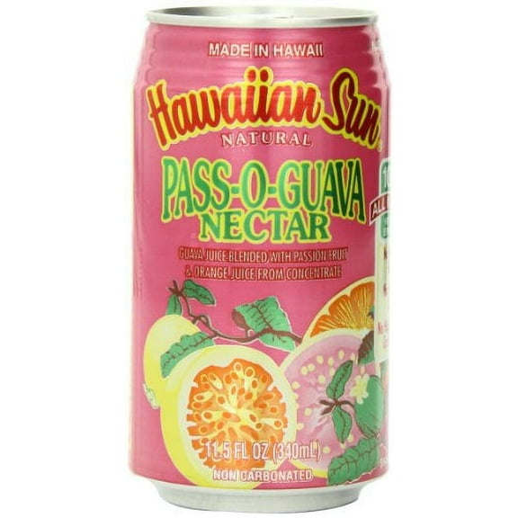 Hawaiian Sun Pass-O-Guava Nectar, 11.5 oz., 6 Count