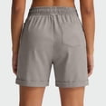 thumbnail image 5 of fatyb Women's Stretch Athletic Shorts with Zipper Pockets Lightweight Workout Athletic Running Shorts, 5 of 7