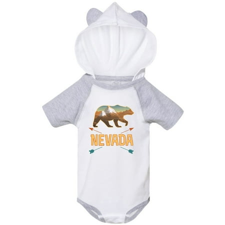 

Inktastic Nevada Vacation Bear Silhouette Gift Baby Boy or Baby Girl Bodysuit