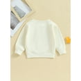 thumbnail image 4 of Bagilaanoe Brother Sister Matching Clothes Toddler Baby Girl Boy Casual Sweatshirt Long Sleeve Letter Print Pullover 3M 6M 12M 18M 24M 3T Kids Fall Loose Tee Tops, 4 of 8