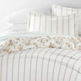 thumbnail image 3 of Duvet Cover Set - Ultra Soft & Breathable - Reversible Apricot SunSet - Garden for King/Cal-King Bedding by Comfort Canopy, 3 of 18