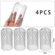 thumbnail image 1 of Paquete de 4 protectores de canalón de aluminio colador de filtro expandible protectores de canalón de metal colador de hojas ShuxiuWang 8390612919664, 1 of 1