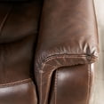 thumbnail image 6 of Furniture of America Colopolis Leather Brown Power Reclining Sofa with USB Port, 6 of 14