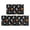 Astronaut and Planet Black Pattern, variant on Astronaut and Moon Blue Pattern Anti Fatigue Kitchen Rugs Set Of 2, Non Slip Washable Decorative Floor Mats for Kitchen Sink Laundry, 17"x30" and 17"x47"