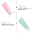 thumbnail image 2 of 3pcs 80ml Travel Cosméticos portátiles Gel de ducha Champú Botella de silicona, 2 of 6