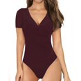 thumbnail image 1 of Body MANGOPOP para mujer, cuello pronunciado, con cuello en V, 1 of 6