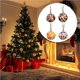 thumbnail image 4 of Yuarrent 16 Uds. De bolas colgantes de otoño, bolas colgantes envueltas en tela, adornos colgantes de otoño para decoración de fiesta de Acción de Decoración del hogar Yuarrent HA037762-00, 4 of 6