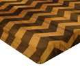 thumbnail image 2 of Ambesonne Chevron Fitted Sheet, Medieval Heraldry Motif, Full Size, Pale Brown, 2 of 3