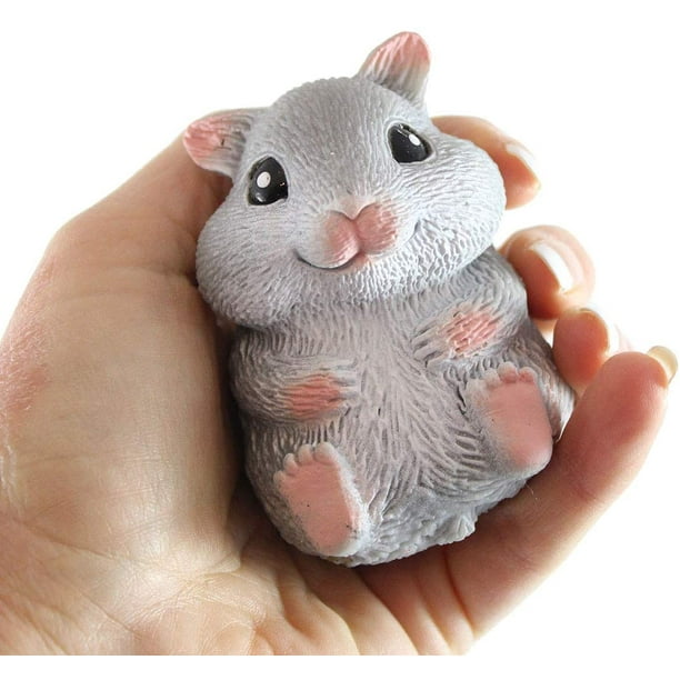 Hamster Stretchy and Squeezy Toy Crunchy Bead Filled Fidget Stress
