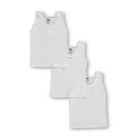 

Tato Little Girls Toddler 3-Pack Tank Tops (Sizes 2T - 4T) - white 4t (Toddler)