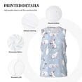 thumbnail image 3 of Honeii Rabbit Is Eating Carrots print basktball shirt for men and women, Unisex basketball jersey for Theme party-Large, 3 of 6