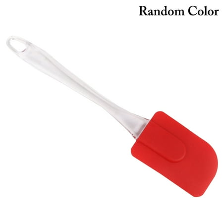 

Silicone Kitchen Spatula Plastic Handle Ergonomic Cake Spatula Icing Spatula