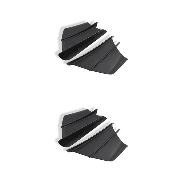 Scienceny 1 par de piezas de alerón de modificación Universal con estilo de ala lateral de motocicleta Schwarz 2piezas Scienceny CBP228700