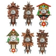 thumbnail image 3 of HomeCozy Antique Wooden Hanging Cuckoo Wall Time Alarm Clock Home Living Room Decoration, 3 of 7