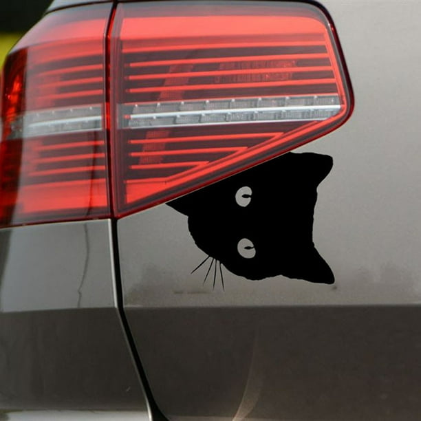 Black Cat Sticker Cute | Vinyl | Decal for Car Bumper, Window, Laptop, Truck, Van, Water Bottle, Books Etc |Waterproof| 5