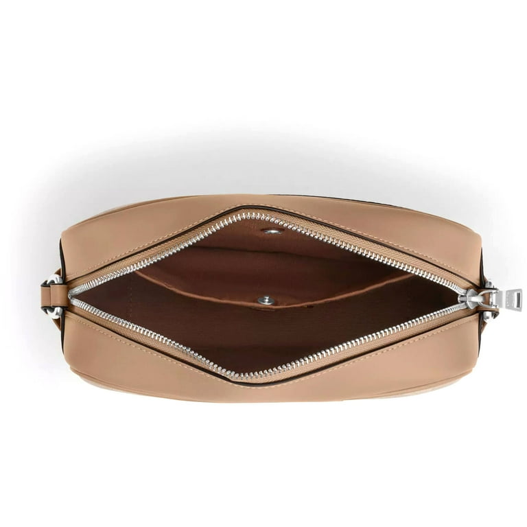 Coach CZ186-SVPWH Women's Jamie Sand and Taupe Canvas Camera Bag