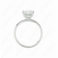 thumbnail image 2 of Cora Jewellery 3CT Hidden Halo Oval Moissanite Engagement Ring For Women, 18K White Gold, 2 of 8