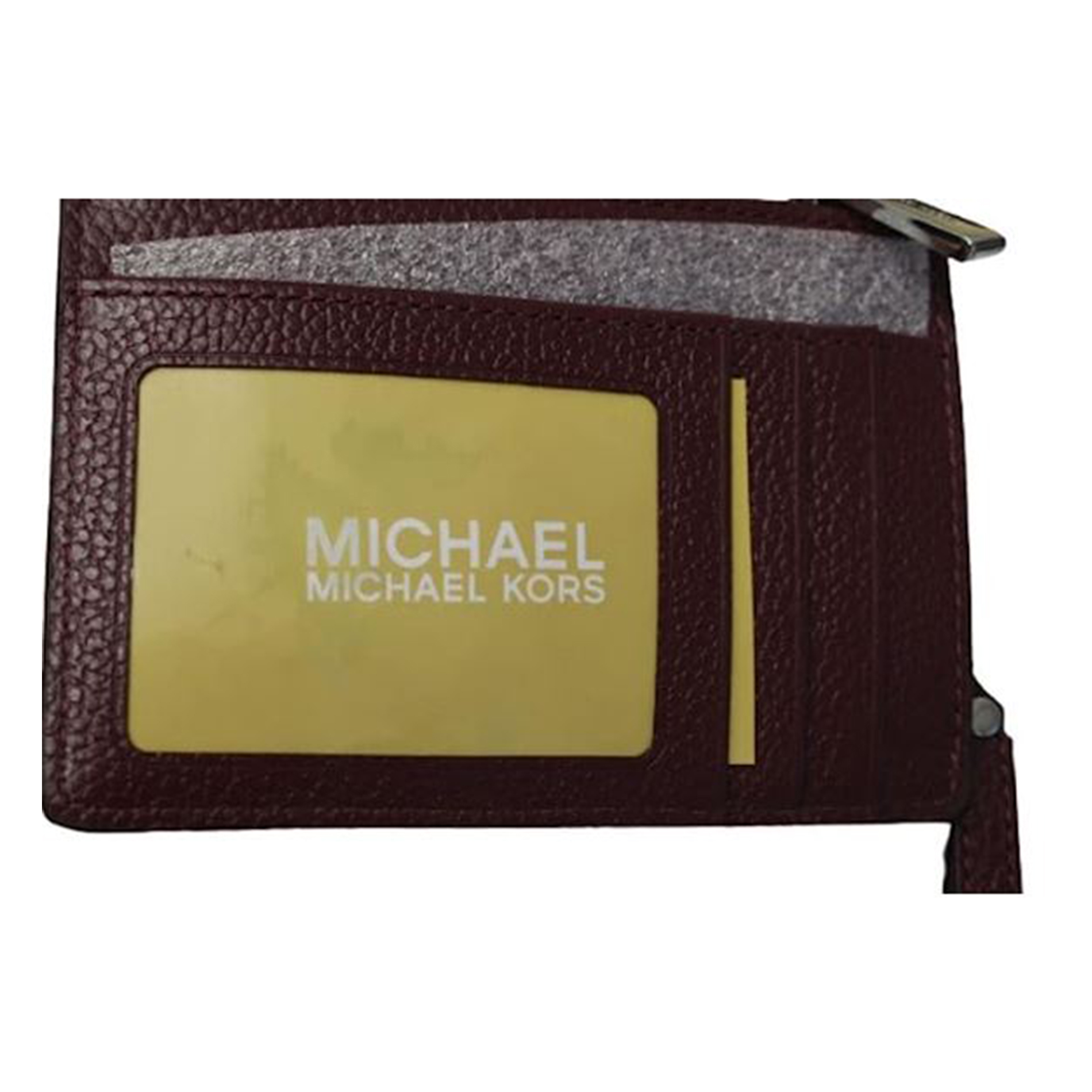 Michael Kors Mercer Small Coin Purse One Size (Merlot) 32T7SM9P0L-580