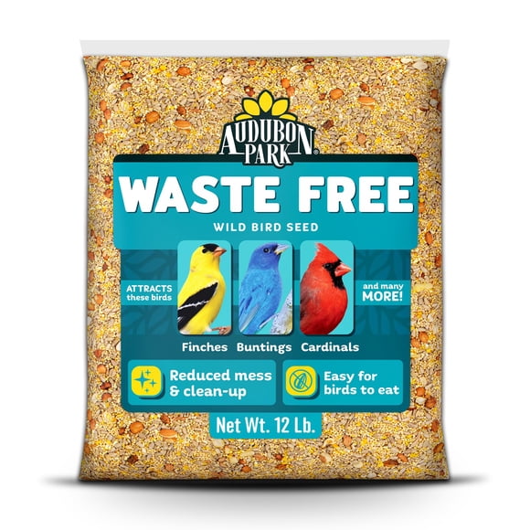 Mezcla de semillas para aves Audubon Park sin desperdicio 5,5 kg, sin desorden