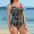 thumbnail image 2 of NIEWTR Swimsuit For Womens One Piece Tummy Control Bikini Wide Strap Adjustable Bathing Suits(Green,M), 2 of 7