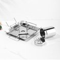 thumbnail image 3 of TheFound Stainless Steel Barbecue Grill, Roast Chicken Rack with Beer Cup, 3 of 8