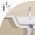 thumbnail image 4 of Lierteer Wash basin drain pipe deodorizing wash basin basin basin sink drain pipe S-white, 4 of 7