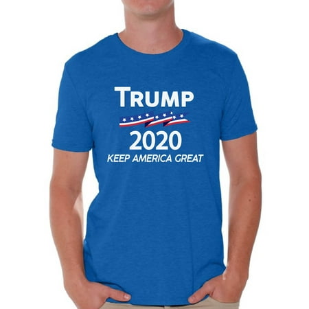 Awkward Styles Trump Flag 2020 Shirt for Men Keep America Great Trump Tshirt Donald Trump T Shirt Funny Gifts for Republican Patriotic Shirts for Men Trump 2020 Shirt Mr. President Political (Best Way To Keep Shirt Tucked In)