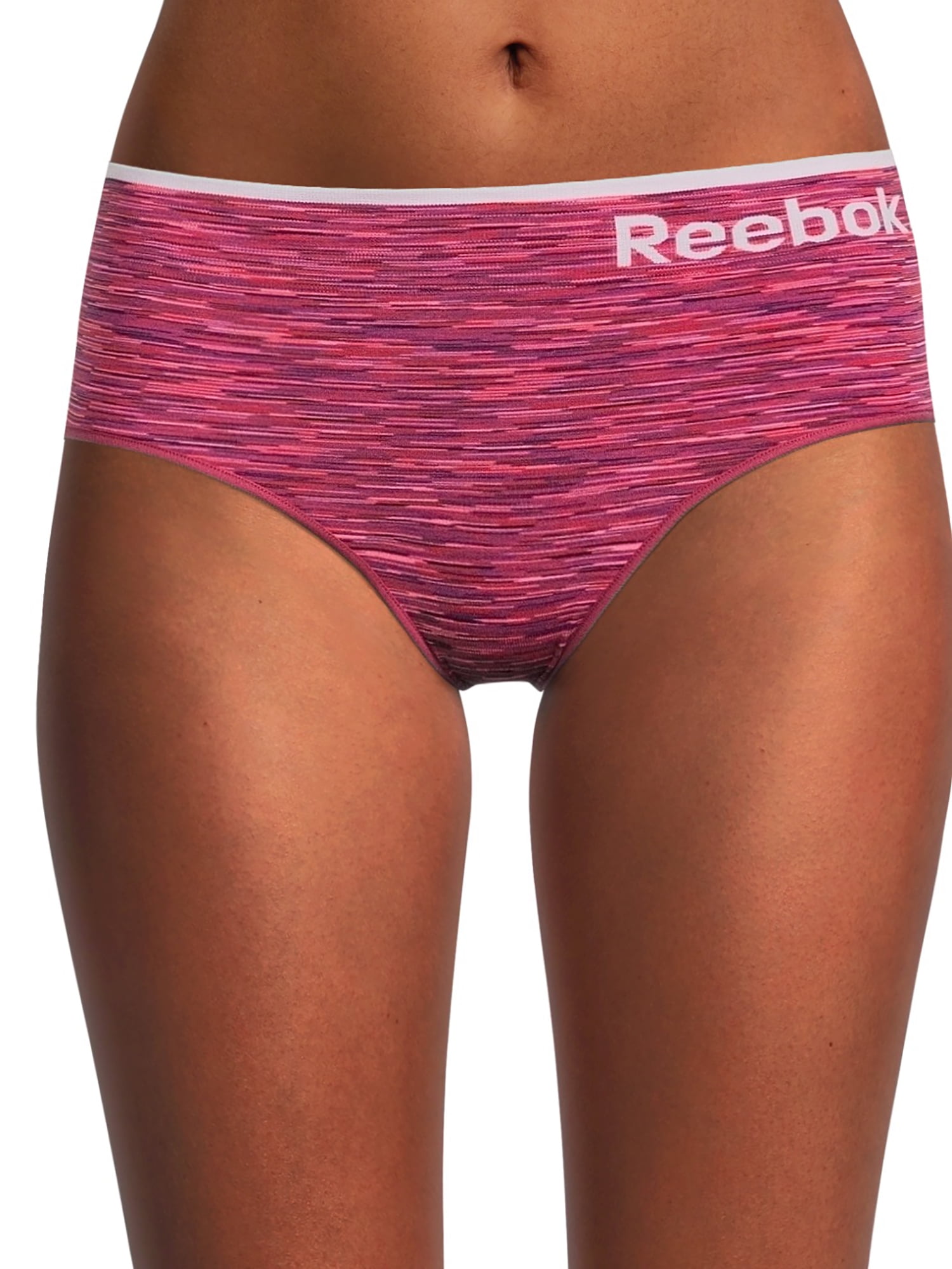 Buy Reebok Women's Underwear – No Show Lightweight Hipster Briefs (3 Pack),  Black/Pink/Rose Dust, X-Large at