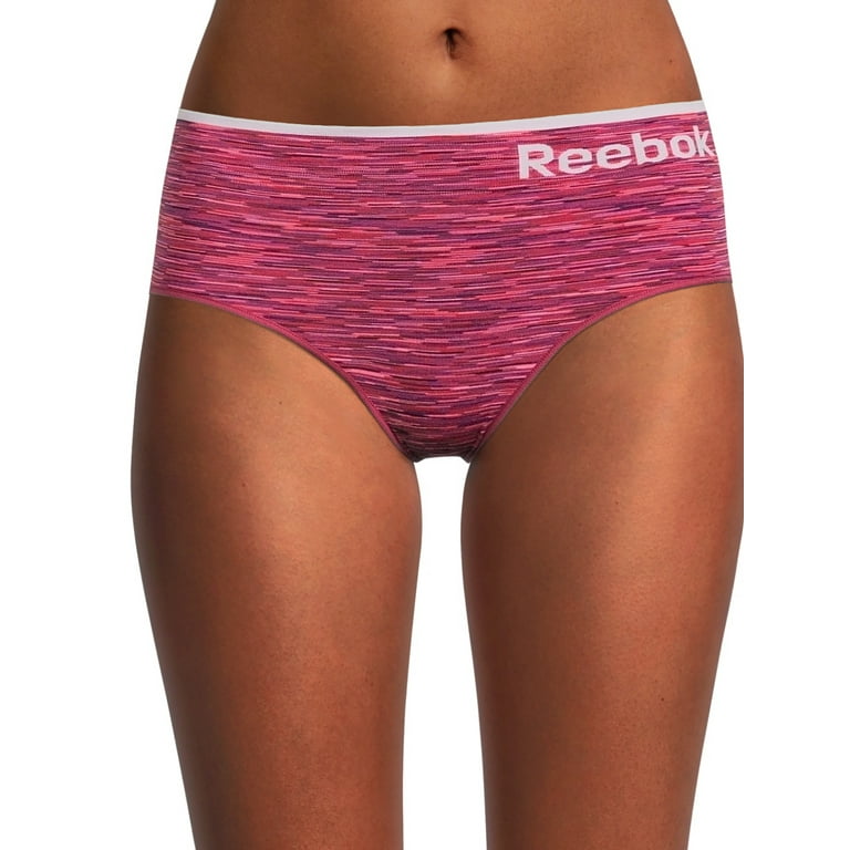 Reebok ~ Women's Hipster Underwear Panties Nylon Blend 4-Pair (A) ~ XL