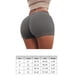 thumbnail image 3 of Pantalones Cortos Deportivos Greeniant para Mujer Yoga Elásticos Ajustados Gris S, 3 of 6