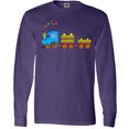 thumbnail image 3 of Inktastic Colorful Toy Train Long Sleeve T-Shirt, 3 of 5
