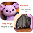 thumbnail image 3 of Lindo muñeco de murciélago de peluche suave, juguetes de animales de dibujos animados para regalo de fiesta de cumpleaños para niños y niñas, 3 of 9